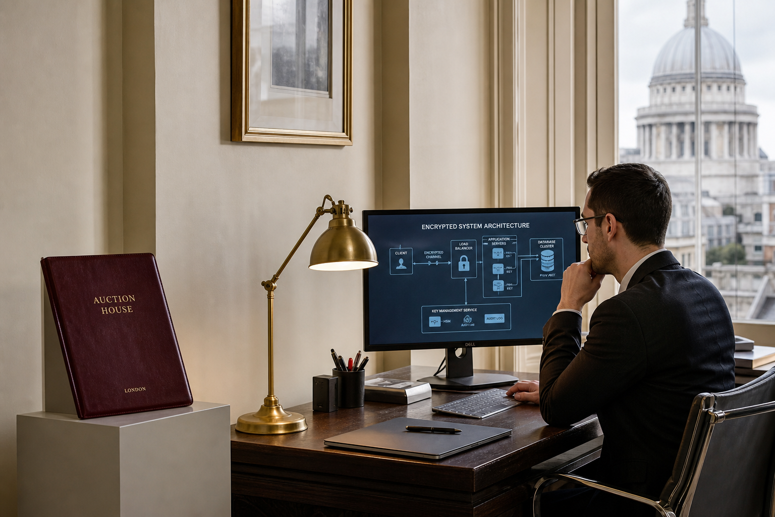 Security and systems evidence review in a refined office